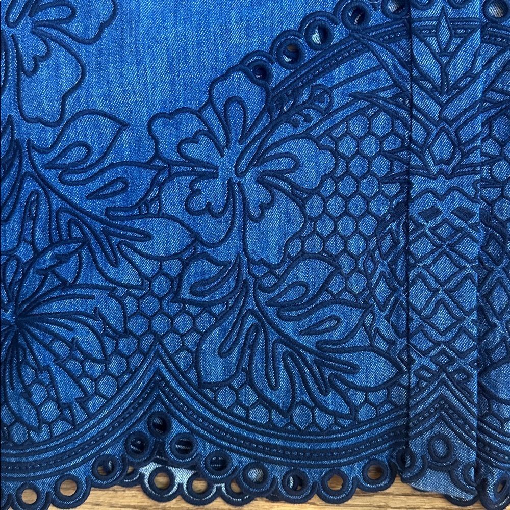 Zimmermann Coco Embroidered Denim Shirt - Picture 4 of 7